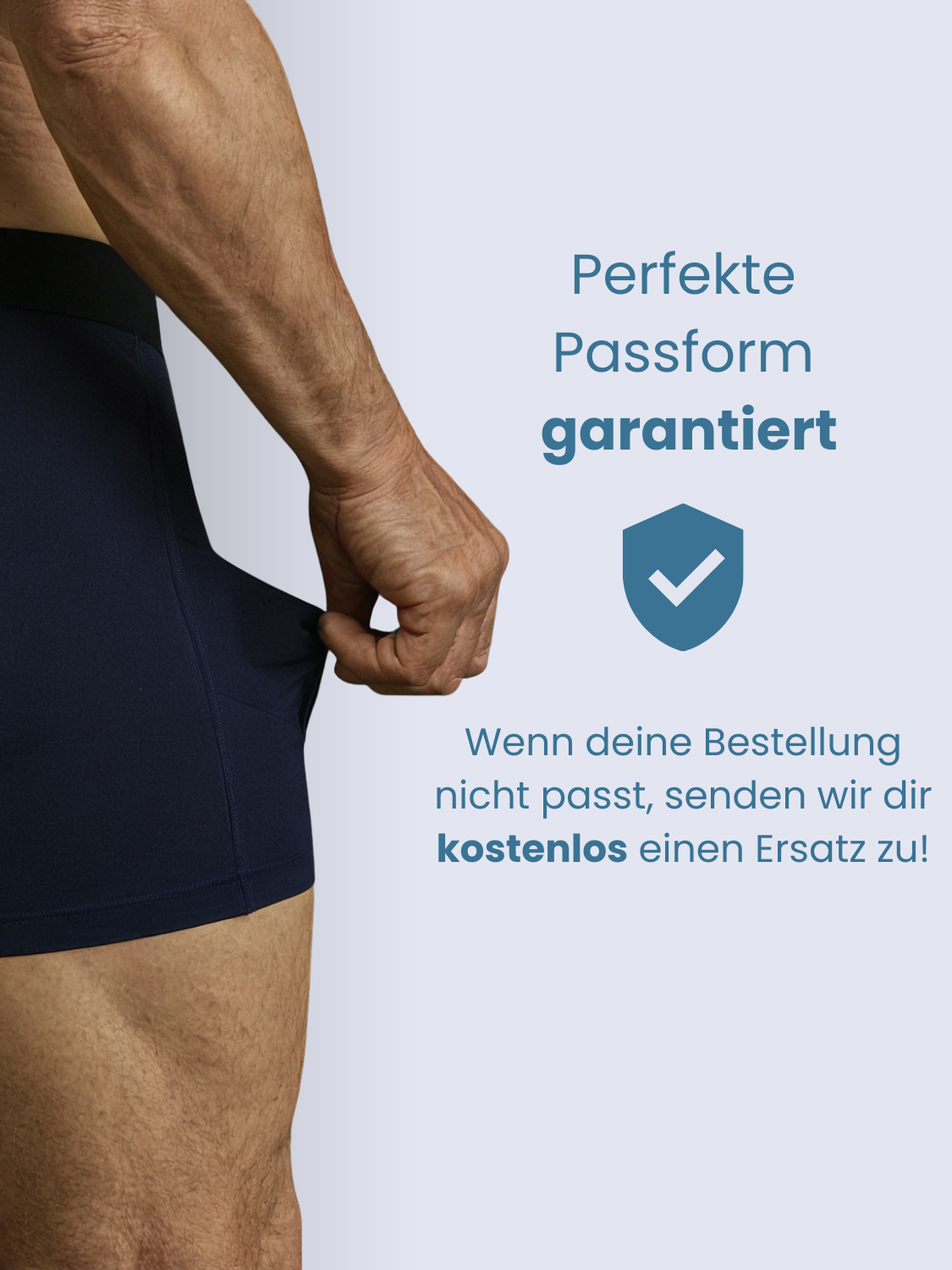 Ben's Originale Auslaufsichere Boxershorts (Marineblau)